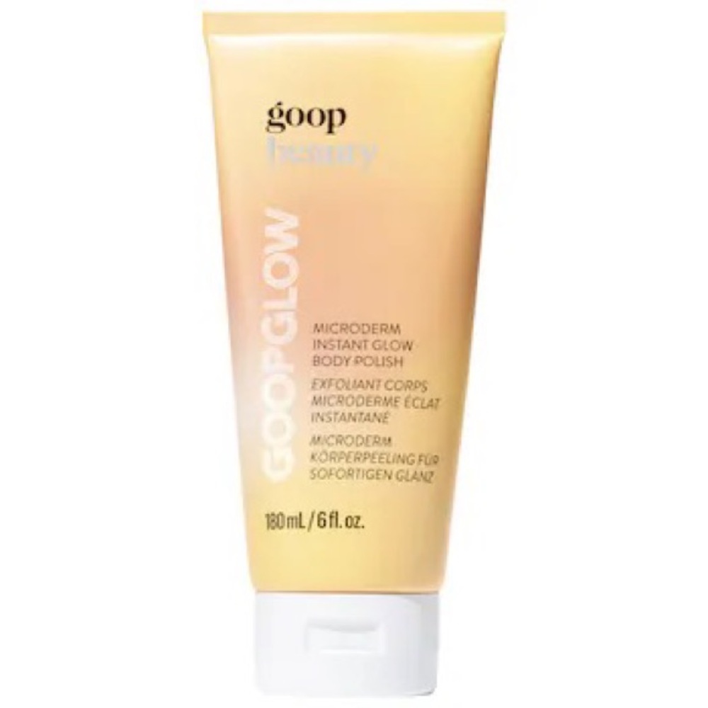 New! Goop Glow Microderm Instant Glow Body Polish 6 oz